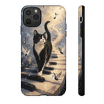 Piano Cat walking on keys Tough Case | Phone cover, musical cat art