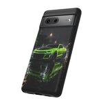 Camaro ZL1 Neon Green Muscle Car phone case | Tough Cover