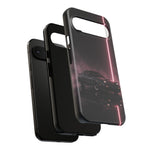 FC RX-7 Pink Neon Fog Column Tough Case
