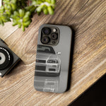 Silver Skyline Phone Case, R34 GTR 90s JDM Legend Tough Cover for Men Gift