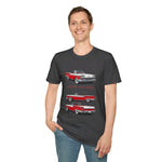 1959 Fairlane 500 Vintage Car T-Shirt | Classic Red 1950s Automobile Tee