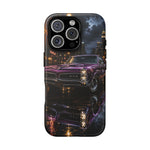 67 GTO Phone Case Purple, Rainy City Night Muscle Car Tough Cover