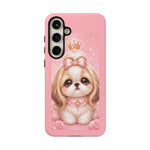 Shih Tzu Princess Kawaii Chibi Puppy Pet Dog Art Tough Phone Case