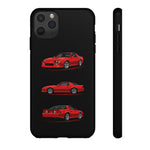 Z28 Red Triview Phone Case Classic Car Illustration
