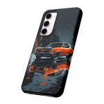 1966 GTO Orange Rainy City Tough Phone Case Cover Gift Art