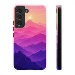 Pastel Mountain Haze Vaporwave Art Tough Phone Case