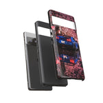 R35 GT-R Cherry Blossom Night Tough Phone Case - Wet Reflection