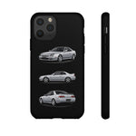 Silver Prelude Sports Coupe Tough Phone Case for JDM Fans
