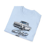 1964 C10 Custom Pickup T-Shirt | Vintage Chevy Truck Illustration