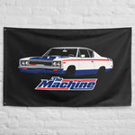 1970 Rebel The Machine Wall Flag Banner 34x56 Red White Blue Muscle Car