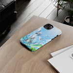 Copy of Silver Butterflies Tough Case | Blue Sky Water Droplets Phone Cover