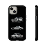 Silver Hakosuka Skyline Classic Sports Car Tough Phone Case for JDM Fans