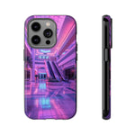 Empty Mall Escalator Vaporwave Art Tough Phone Case