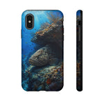 Grouper Reef Phone Case, Sunbeam Ledge Marine Art Tough Cover