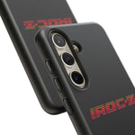 Camaro IROC-Z Retro Sunset Stripe Emblem Tough Phone Case Cover Gift
