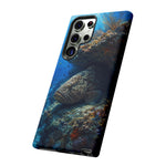 Grouper Reef Phone Case, Sunbeam Ledge Marine Art Tough Cover