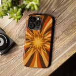 Gold Starburst 70s Retro Art Tough Phone Case