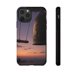Temple Bell Sunset Phone Case Japan Zen Tough Case