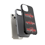 Red 1957 Bel Air Classic Car Phone Case Tough American Multi View