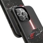 Camaro ZL1 Phone Case, Black Red Racing Stripe Studio Cover, Gift
