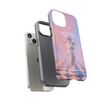 Praying Cherub Statue halo Vaporwave Aesthetic phone case