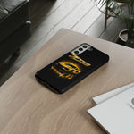 Z06 Corvette Phone Case, Yellow Neon Chrome Studio Cover