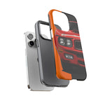 GTO The Judge Red Muscle Car Illustration Phone Case | Retro Classic Car