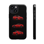 Red 370Z Sports Coupe Tough Phone Case for JDM Enthusiasts