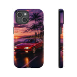 CRX Si Beach Run Retro JDM Car Tough Phone Case