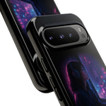 Girl at Window Night Cityphone Case | Tough Case