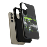 Lime Green 2022 GT500 Phone Case, Smoke Studio Reflection Cover
