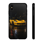 Aggressive Yellow C7 Z06 Tough Phone Case