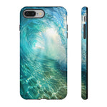 Ocean Wave Tunnel Tough Case | Turquoise Surf Phone Cover