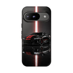 Camaro ZL1 Phone Case, Black Red Racing Stripe Studio Cover, Gift