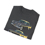 1956 DeSoto Fireflite Classic Car Trio T-Shirt | Vintage Retro Auto Tee