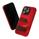Red Miata Phone Case, NA MX5 90s JDM Roadster Tough Cover