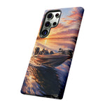 Sunset Bass Fishing Boat phone case | Tough Cover