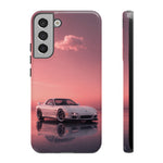 White FD RX-7 Blush Pink Sky Tough Case