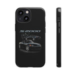 Black S2000 Roadster Collage JDM Tough Phone Case Cover Gift