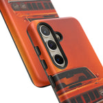 Orange Cuda Phone Case, 71 Classic Muscle Car Tough Cover