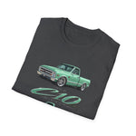 1968 Chevy C10 Pickup T-Shirt | Vintage Green Truck Graphic Tee