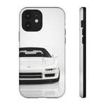 White NSX Phone Case, Retro 90s JDM Supercar Cover, Gift for Car Lovers