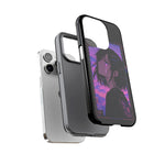 Melancholy Anime Girl Phone Case Vaporwave Tough Case