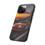 Supra MK4 Orange Touge Night JDM Speed Art Tough Phone Case