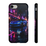 Blue C7 Neon District Tough Phone Case