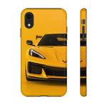 Yellow C8 Corvette Studio Tough Phone Case