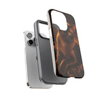 Burmese Golden Sable Portrait Art Tough Phone Case