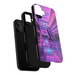 Empty Mall Escalator Vaporwave Art Tough Phone Case