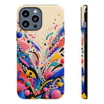 Memphis Confetti Storm Tough Phone Case