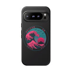 Great Dream Wave Circular Badge Vaporwave Phone Case – Japanese Aesthetic